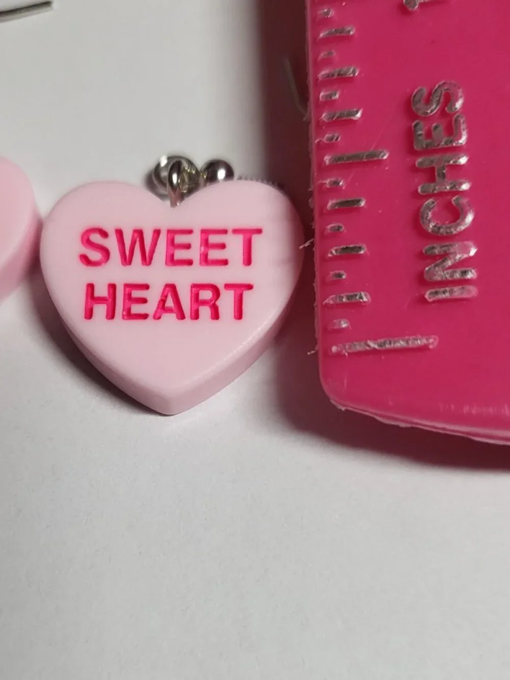 Y2K Pink Conversation Candy Heart 